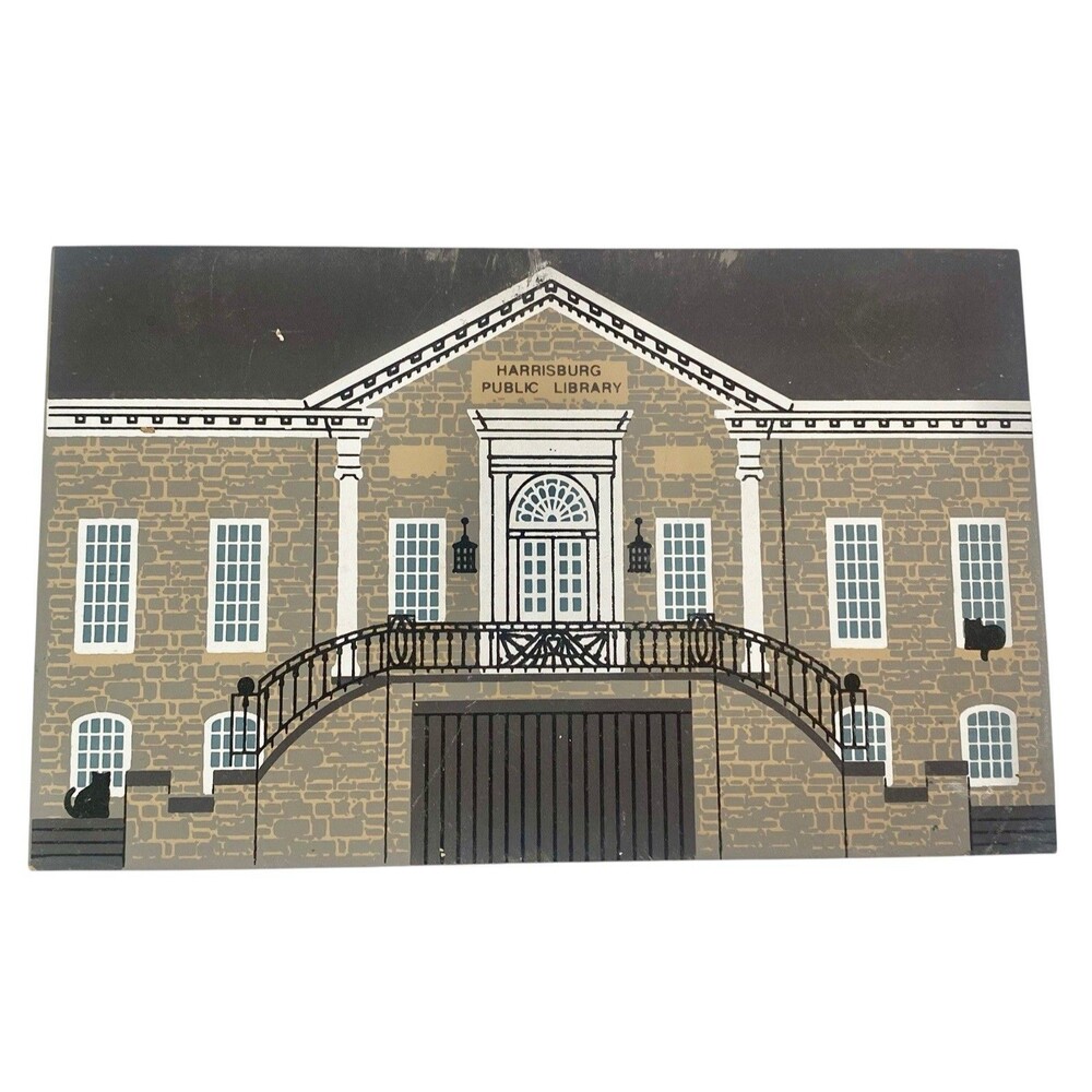 Cat's Meow Collectible Series XIII Harrisburg Public Library 95 Signed